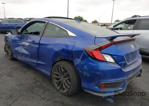 2020 Honda Civic Si Coupe z USA, uszkodzony, nr VIN 2HGFC3A5XLH751069